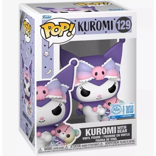 Sanrio Kuromi with Bear Funko POP Vinyl Bild 1