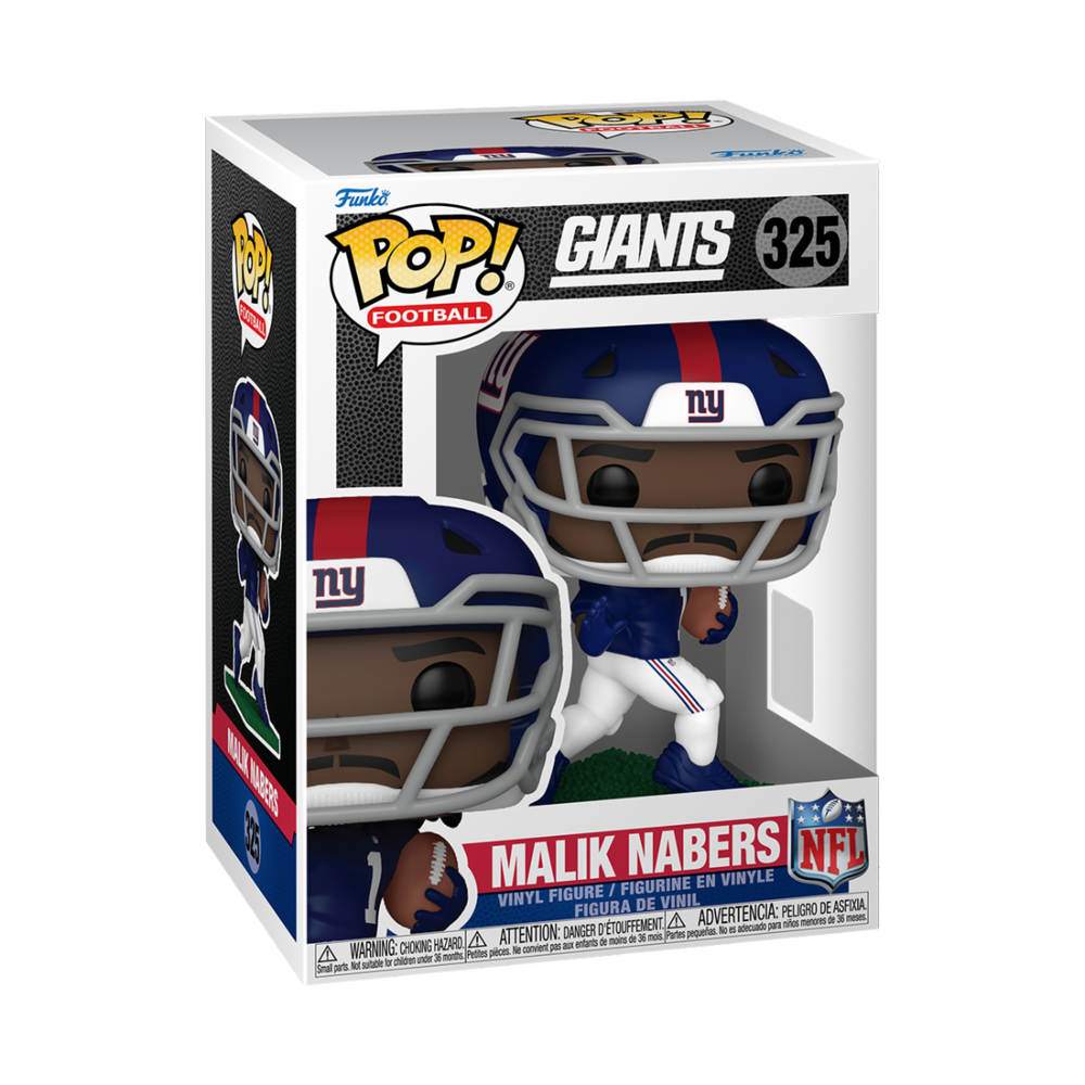 NFL Giants Malik Nabers Funko POP Vinyl Bild 1