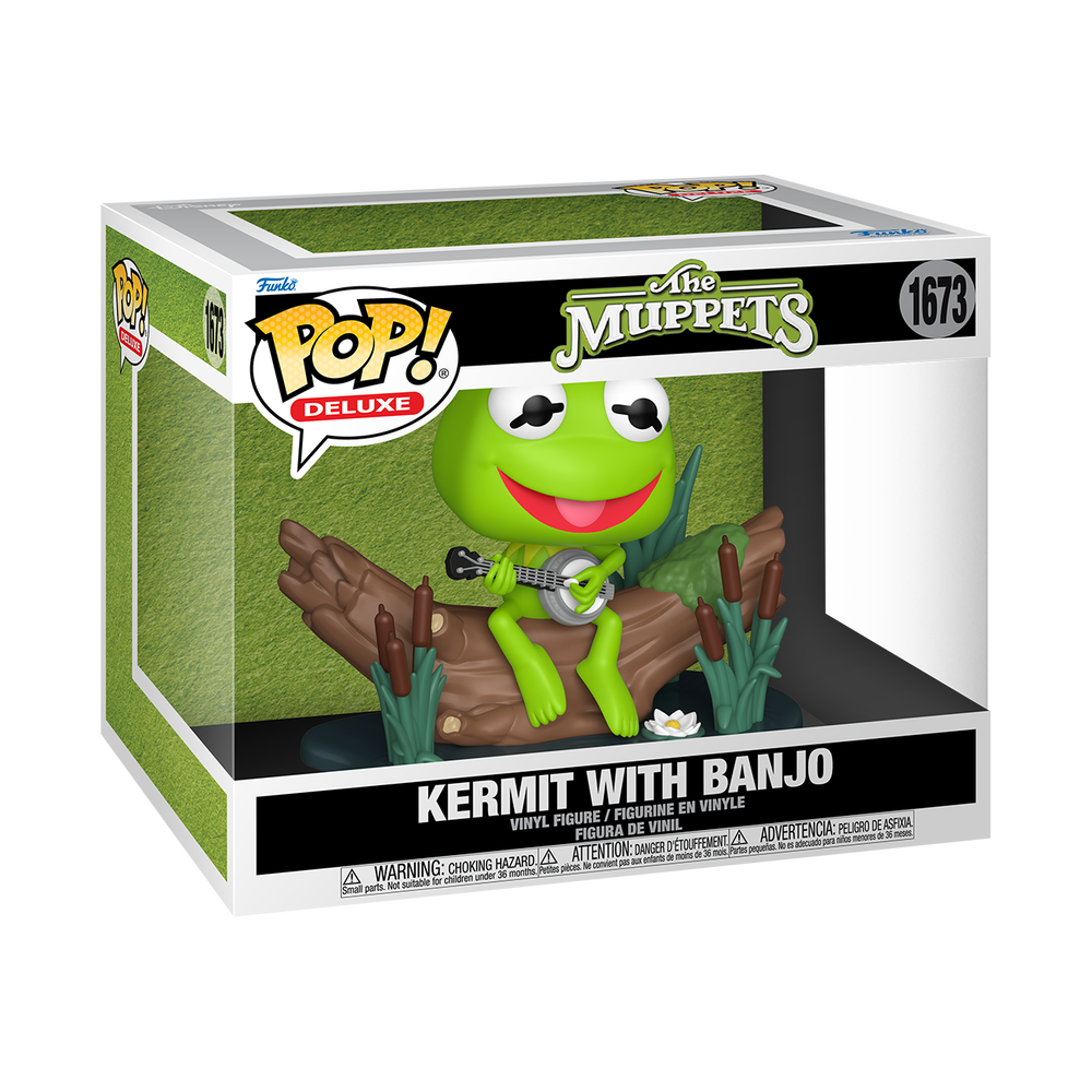 The Muppets Kermit with Banjo Funko POP Vinyl Bild 1