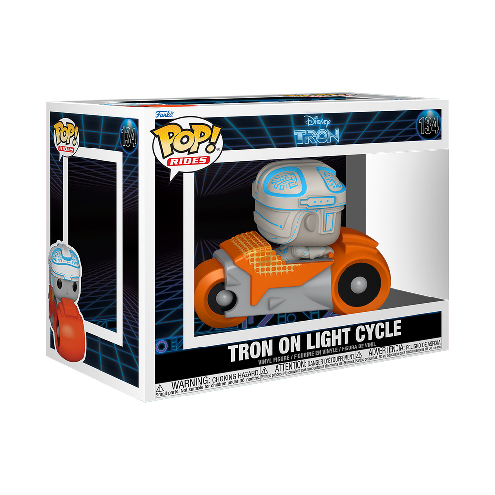 POP Ride: Tron(1982)- Tron w/Cycle Bild 1