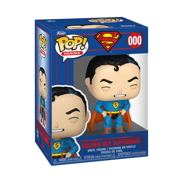POP Heroes Superman Through the Ages Golden Age Funko POP Vinyl