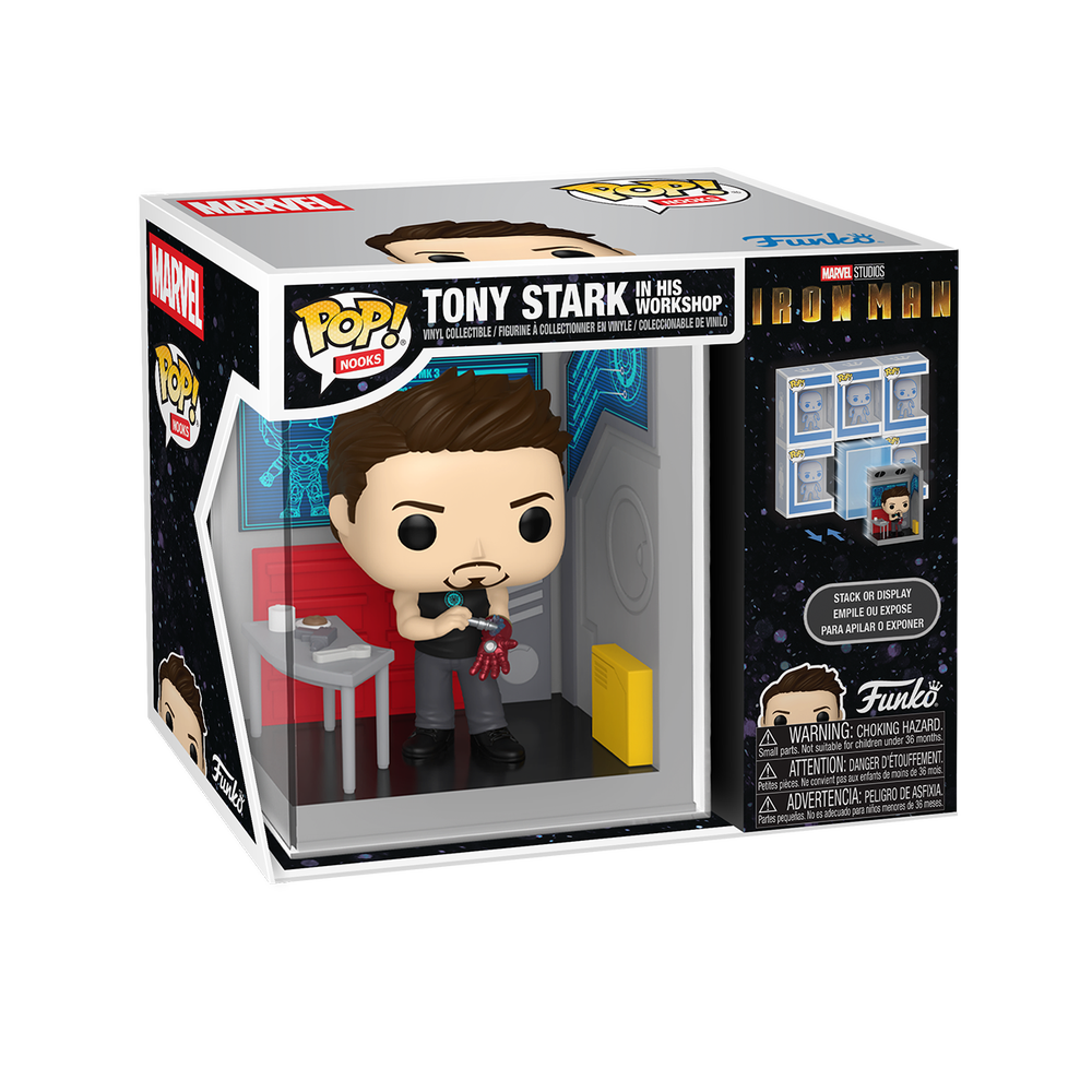 Marvel - Tony Stark's Garage Funko Pop Vinyl Nooks (Iron Man) Bild 1