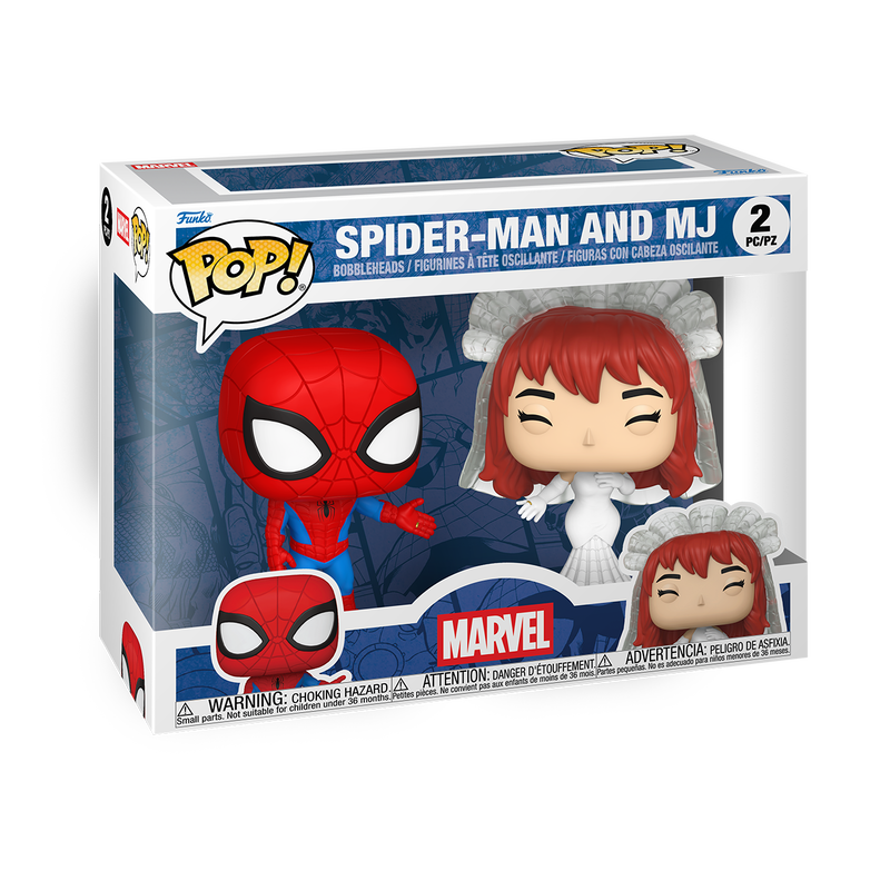 Superhero Couples Spider-Man & MJ Two Pack Funko POP Vinyl Bild 1