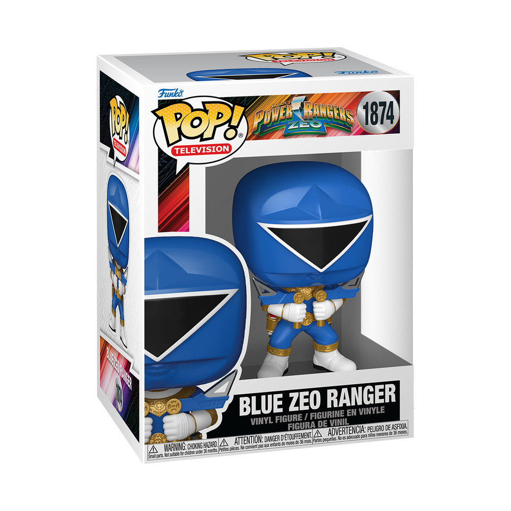 POP! TV: Power Rangers Zeo – Zeo Ranger Blue Funko POP! Vinyl Bild 1