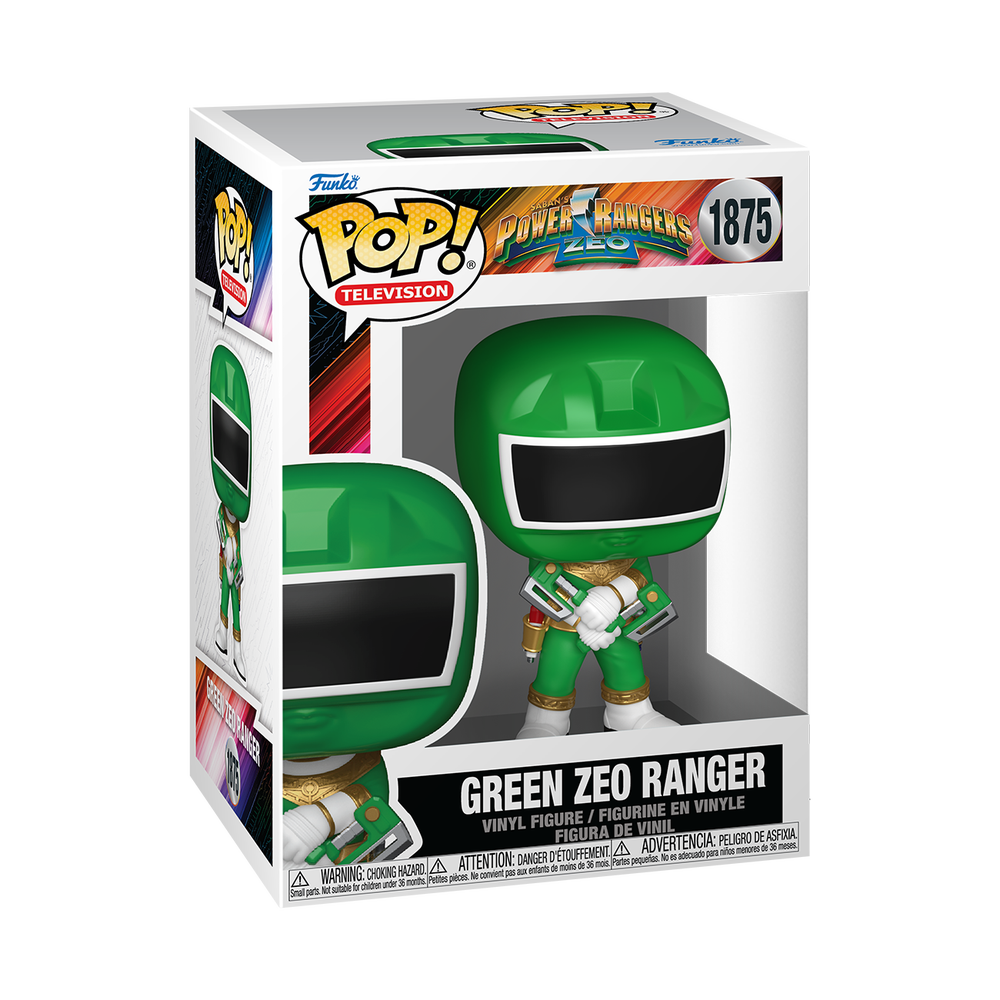 POP! TV: Power Rangers Zeo – Zeo Ranger Green Funko POP! Vinyl Bild 1