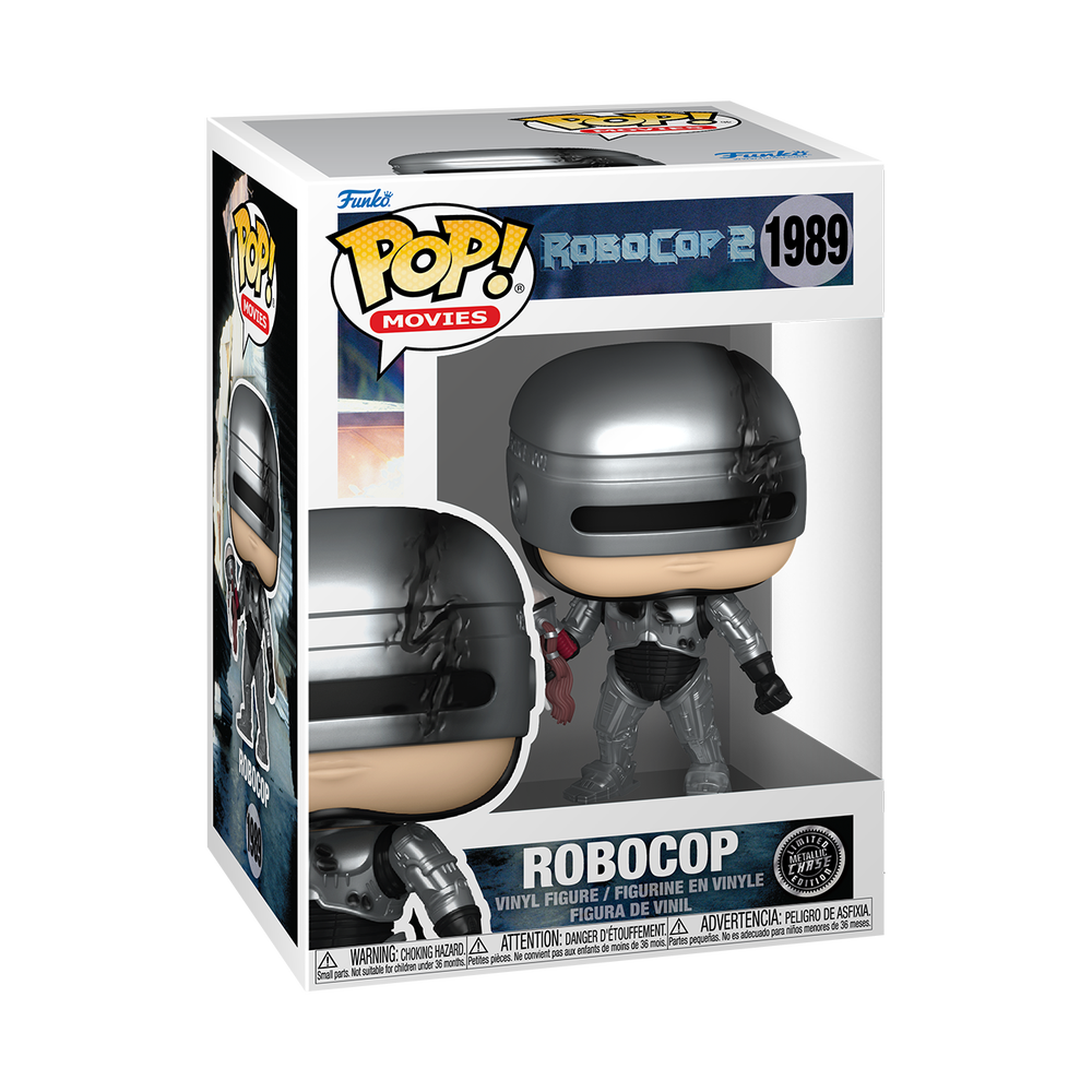 POP! Movies: RoboCop – RoboCop (Metallic) Funko POP! Vinyl Bild 1