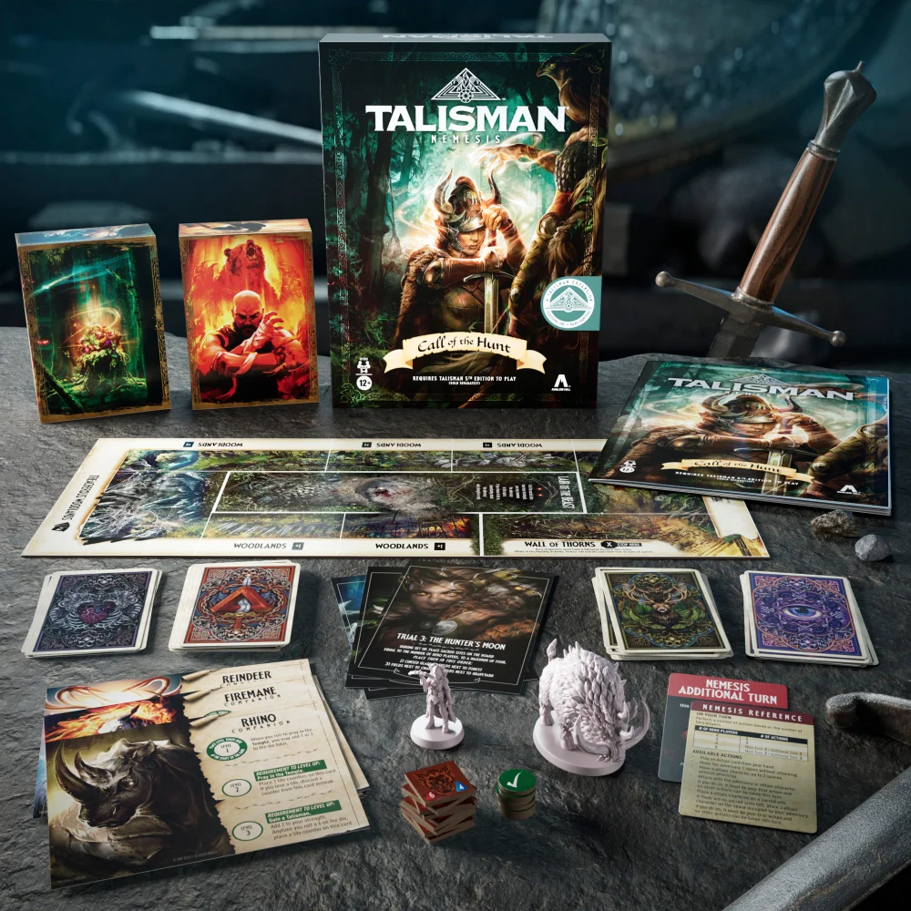 Talisman Nemesis: Call of the Hunt Expansion, Requires Talisman 5th Ed. Strategy Board Game Bild 1