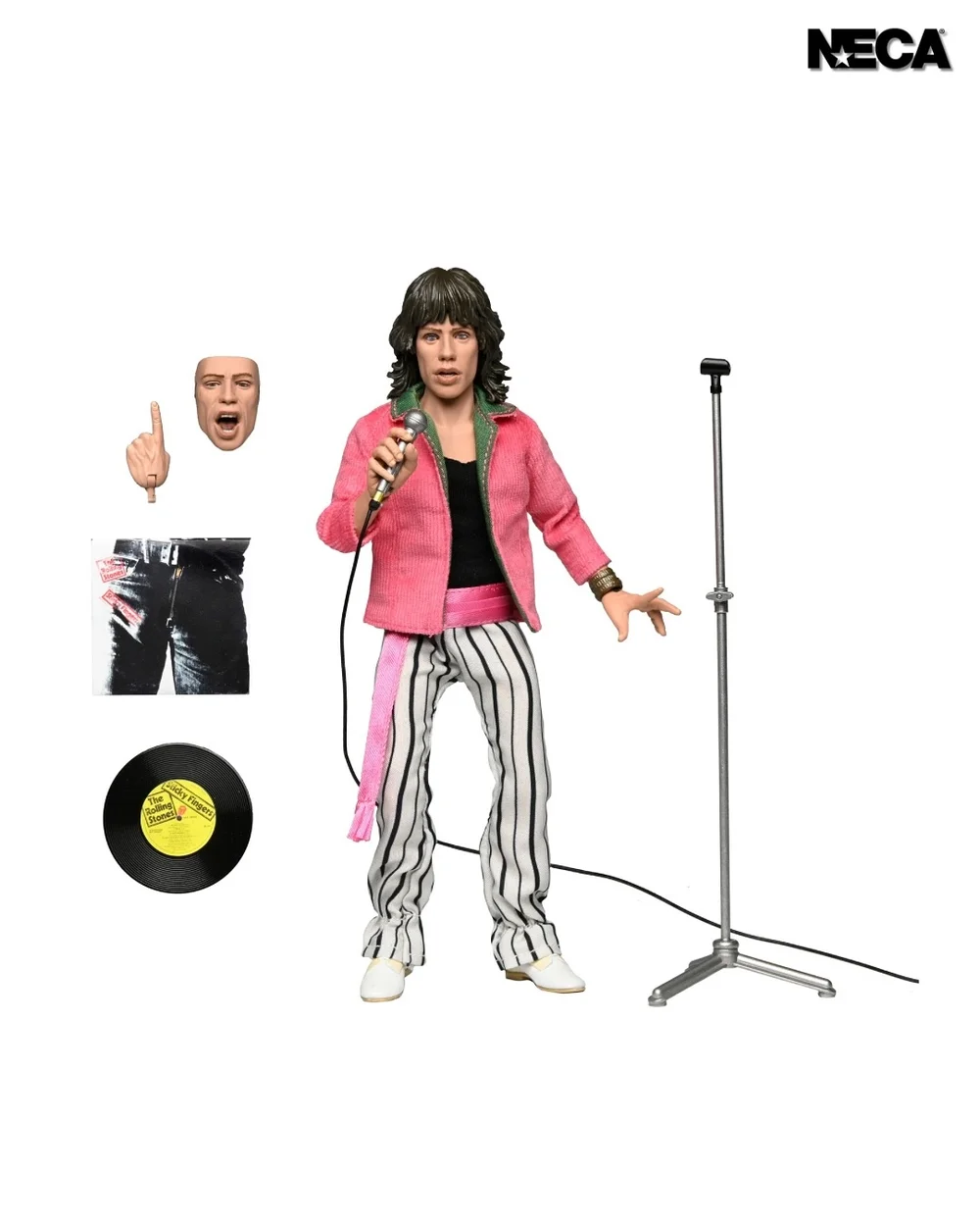 NECA - ROLLING STONES MICK JAGGER (1975) 8 INCH CLOTHED ACTION FIGURE Bild 1