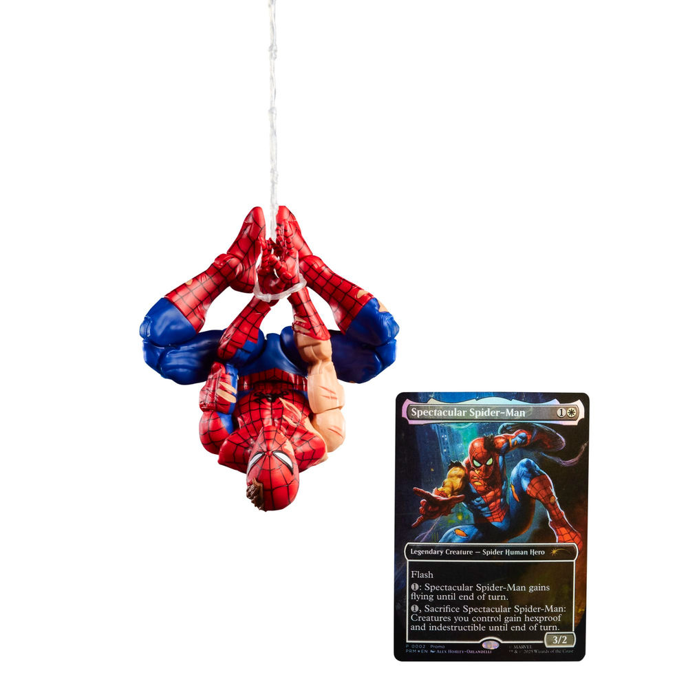Hasbro Marvel Legends Spider-Man x Magic: The Gathering Spider-Man 6" Action Figure & Trading Card Bild 1