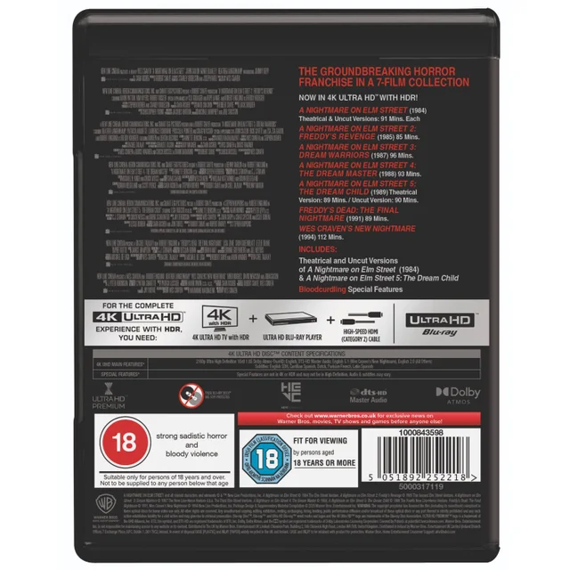 A Nightmare on Elm Street 4K Ultra HD Collection