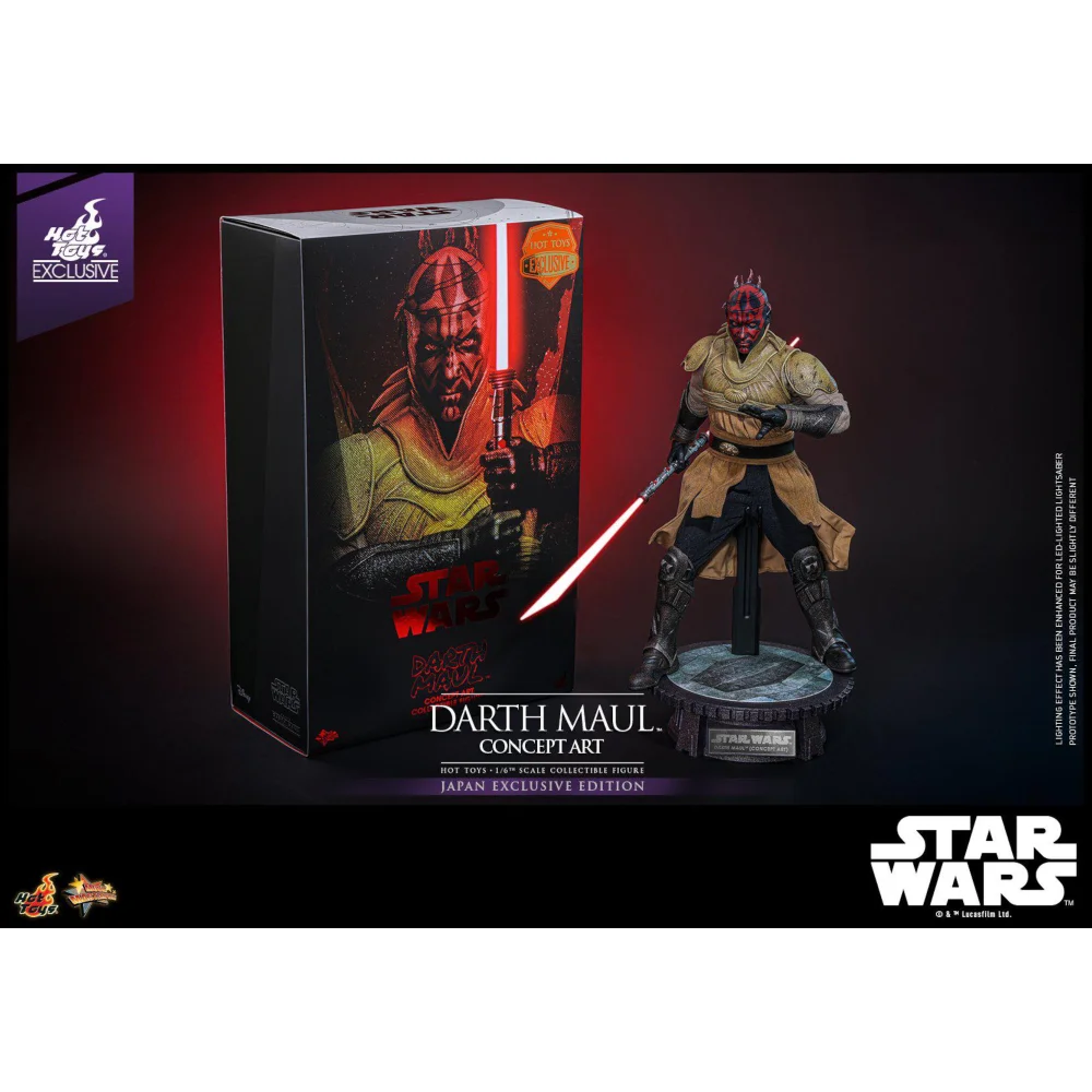 Hot Toys Star Wars Episode I Darth Maul 1/6th Scale Poseable Figure (Concept Art) (35cm) Bild 1