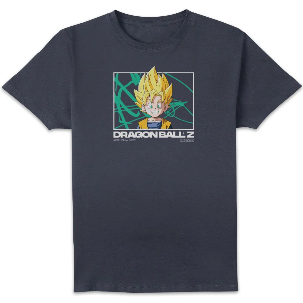 Dragon Ball Z Super Saiyan Goten Profile Unisex T-Shirt - Navy - S Bild 1