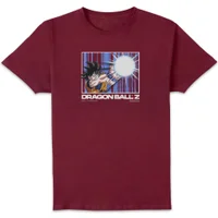 Dragon Ball Z Goku Kamehameha Profile Unisex T-Shirt - Burgundy