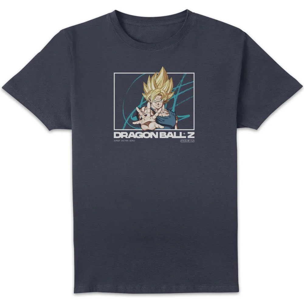 Dragon Ball Z Super Saiyan Goku Profile Unisex T-Shirt - Navy - S Bild 1