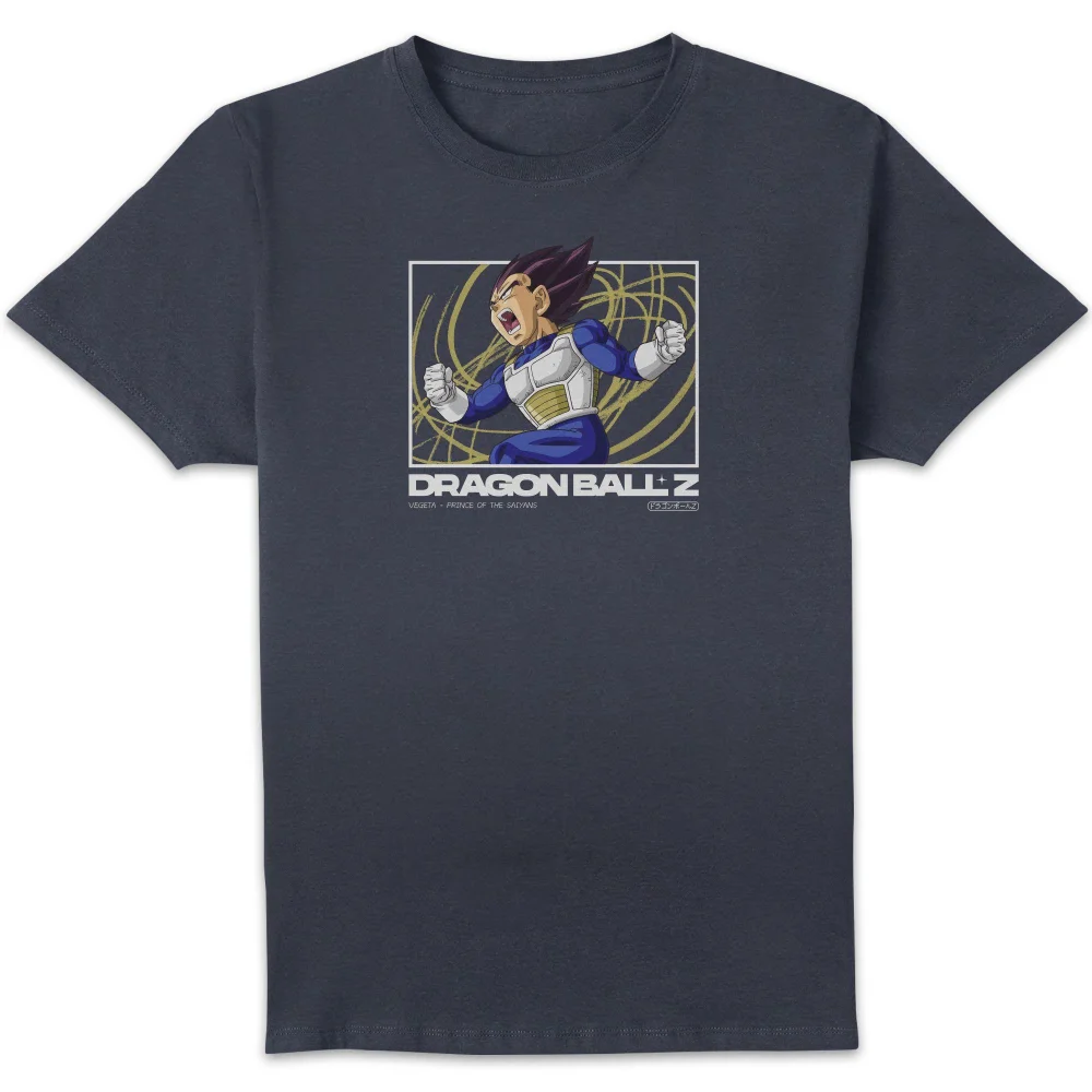 Dragon Ball Z Vegeta Profile Unisex T-Shirt - Navy - S Bild 1