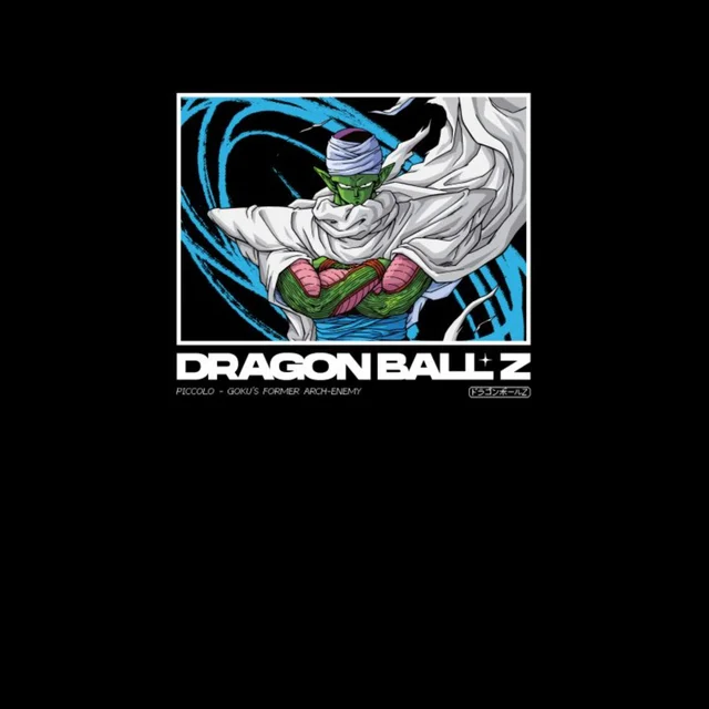 Dragon Ball Z Piccolo Profile Unisex T-Shirt - Black