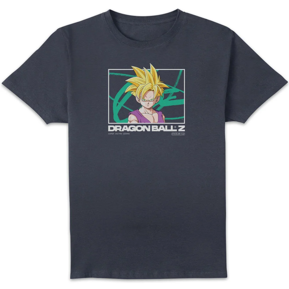 Dragon Ball Z Super Saiyan Gohan Profile Unisex T-Shirt - Navy - S Bild 1