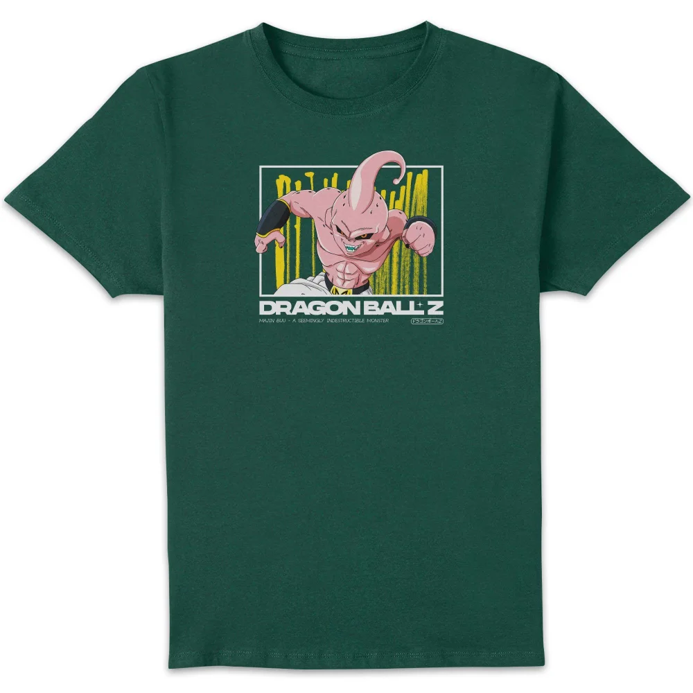 Dragon Ball Z Majin Buu Profile Unisex T-Shirt - Green - S Bild 1
