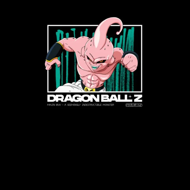 Dragon Ball Z Majin Buu Profile Unisex T-Shirt - Black