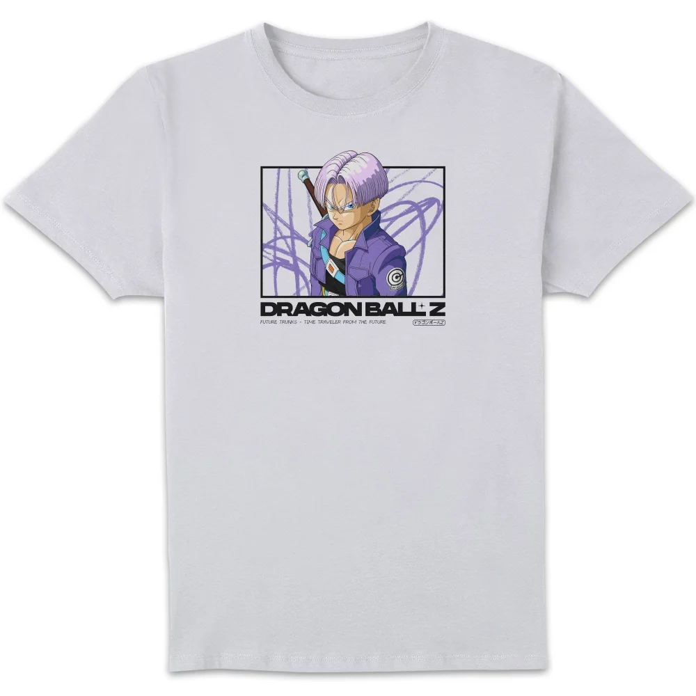 Dragon Ball Z Future Trunks Profile Unisex T-Shirt - White - S Bild 1
