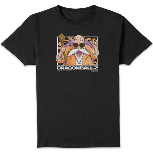 Dragon Ball Z Mutenroshi Profile Unisex T-Shirt - Black