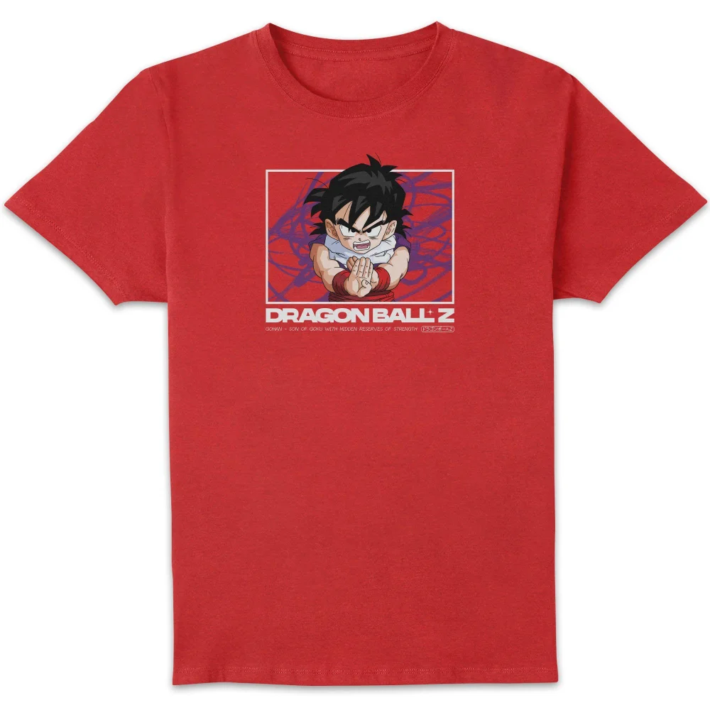 Dragon Ball Z Gohan Profile Unisex T-Shirt - Red - XL Bild 1
