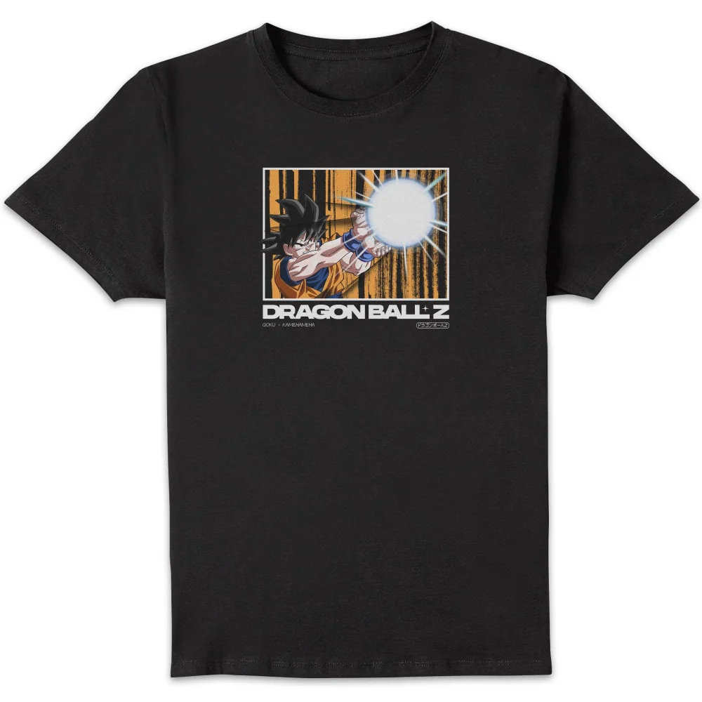 Dragon Ball Z Kamehameha Profile Unisex T-Shirt - Black - 4XL Bild 1