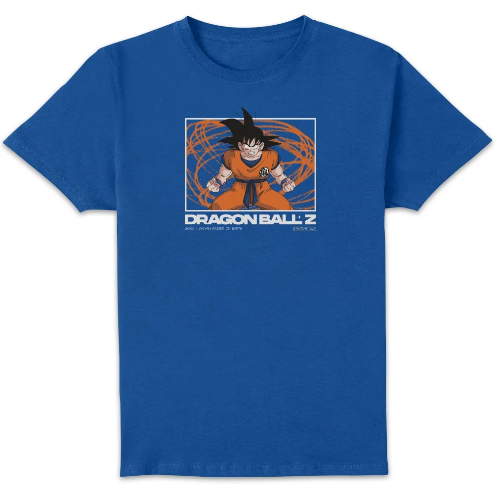Dragon Ball Z Goku Profile Unisex T-Shirt - Blue - S Bild 1