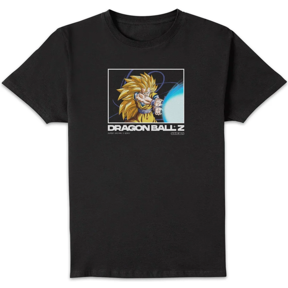 Dragon Ball Z Super Saiyan 3 Goku Profile Unisex T-Shirt - Black - S Bild 1