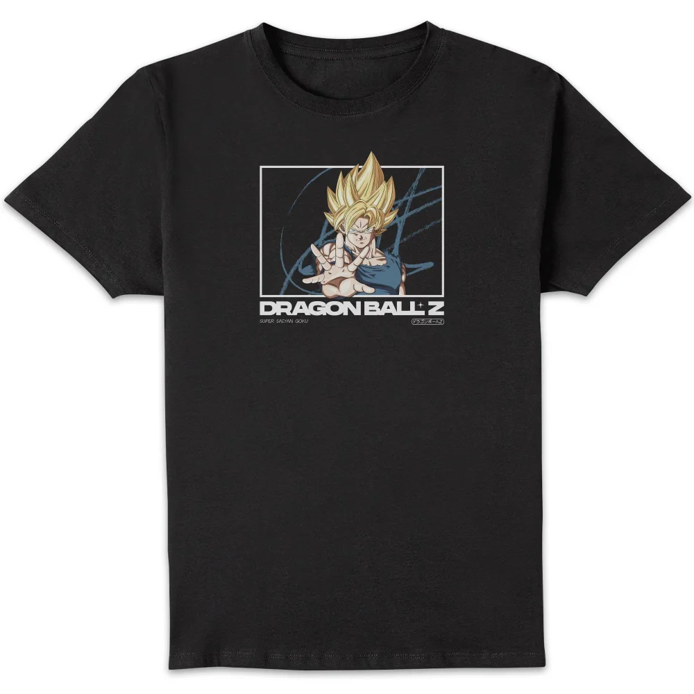 Dragon Ball Z Super Saiyan Goku Profile Unisex T-Shirt - Black - S Bild 1