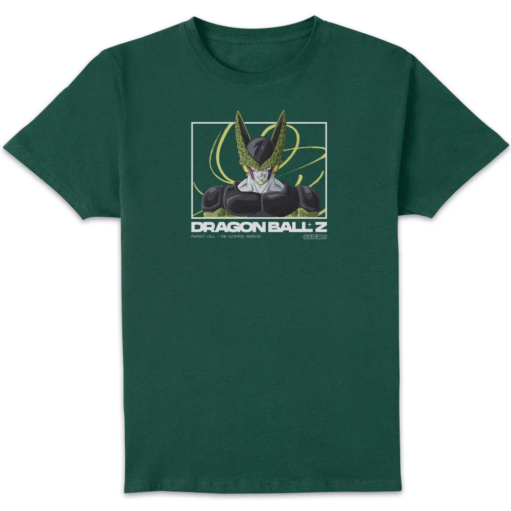 Dragon Ball Z Perfect Cell Profile Unisex T-Shirt - Green - S Bild 1