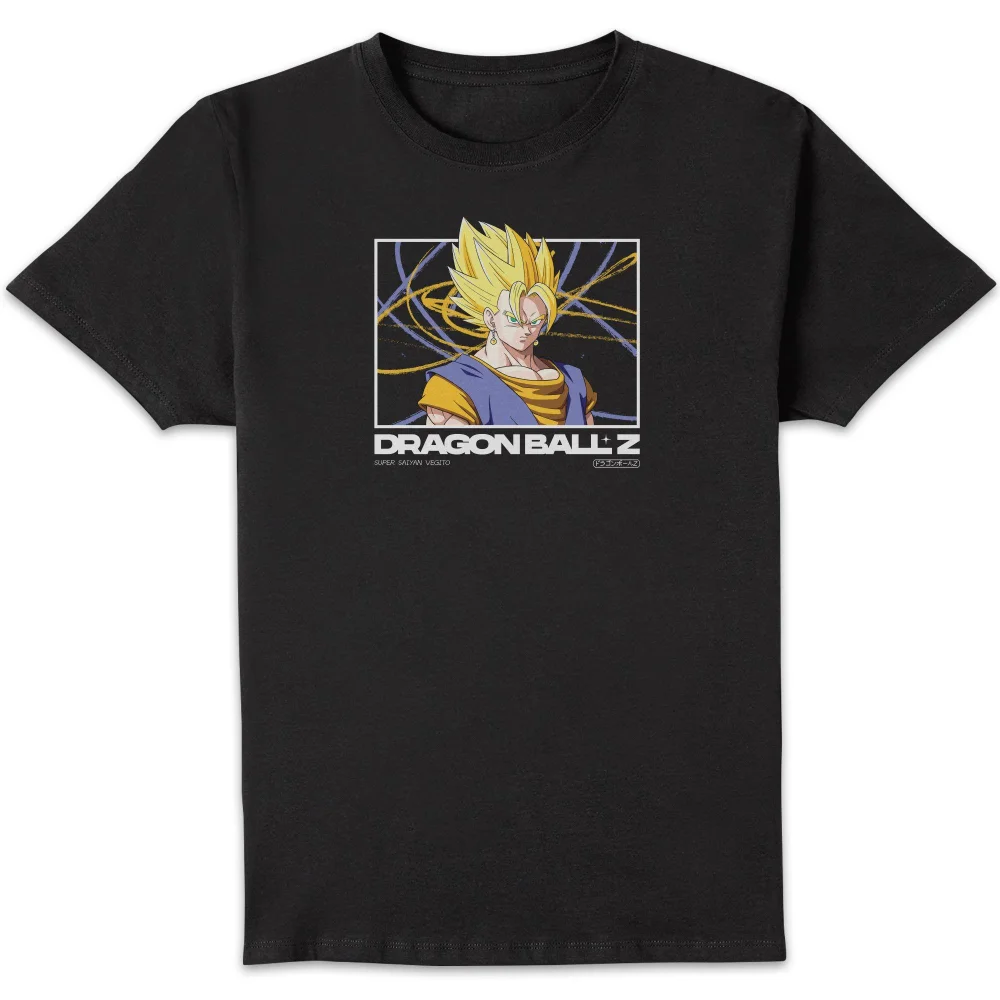 Dragon Ball Z Super Saiyan Vegito Profile Unisex T-Shirt - Black - S Bild 1