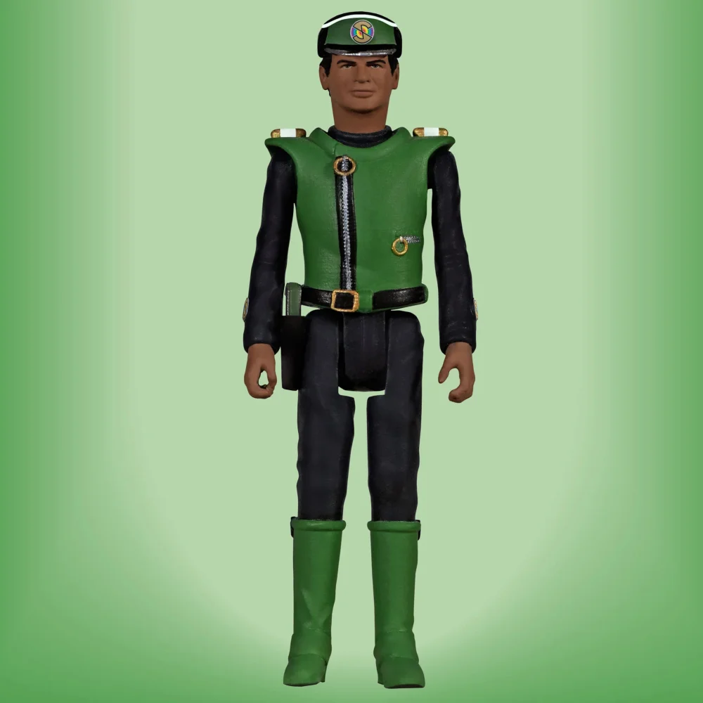 The Anderson Collection 2 Lt. Green (Captain Scarlet) Action Figure (3.75") Bild 1