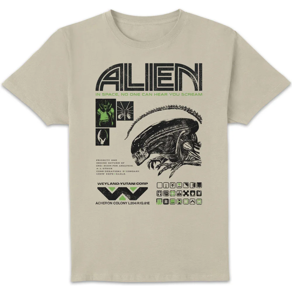 Alien Icons Unisex T-Shirt - Cream - L Bild 1