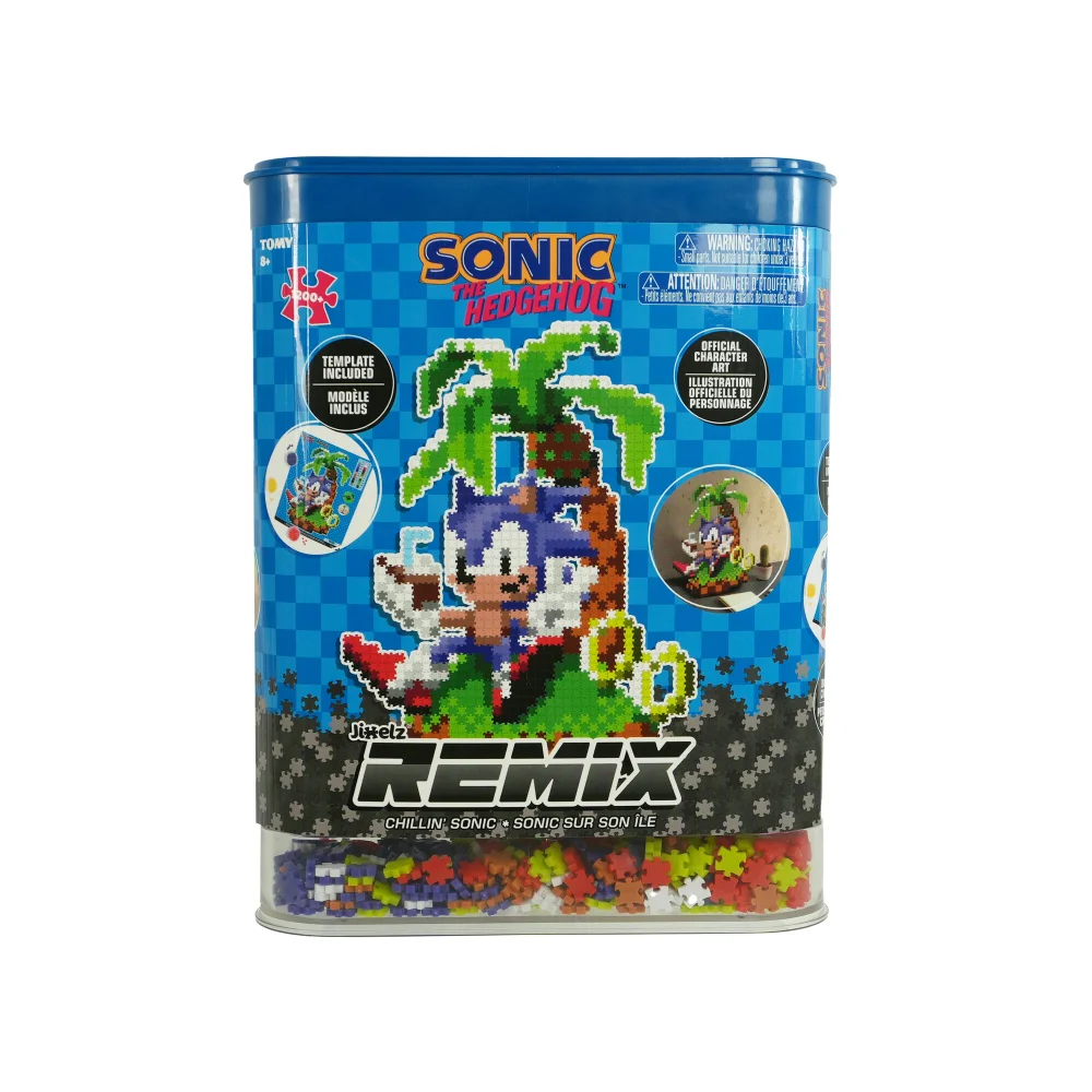 Jixelz Remix Sonic the Hedgehog Sonic Island 1250pc Set Bild 1