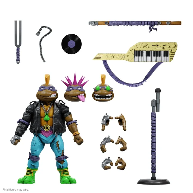 Teenage Mutant Ninja Turtles Ultimates Action Figure Punker Donatello 18 cm
