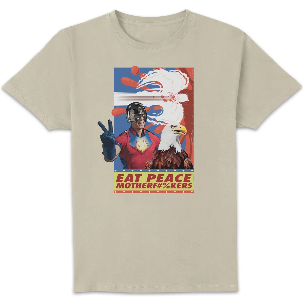 DC Comics Peacemaker Eat Peace Motherf#%kers Unisex T-Shirt - Cream - S Bild 1