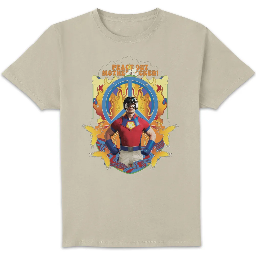 DC Comics Peacemaker Peace Out Motherf#%ker! Unisex T-Shirt - Cream - S Bild 1