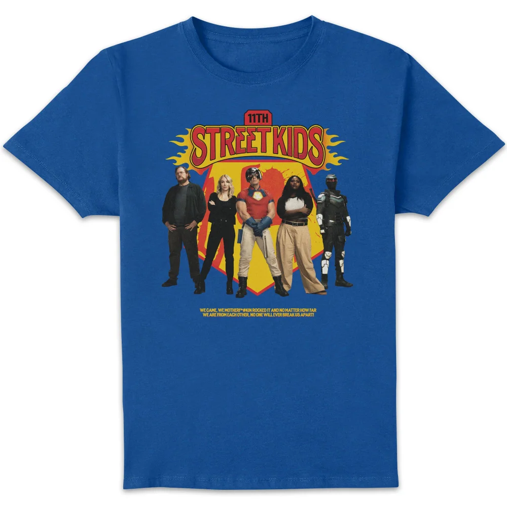 DC Comics Peacemaker 11th Street Kids Unisex T-Shirt - Blue - S Bild 1