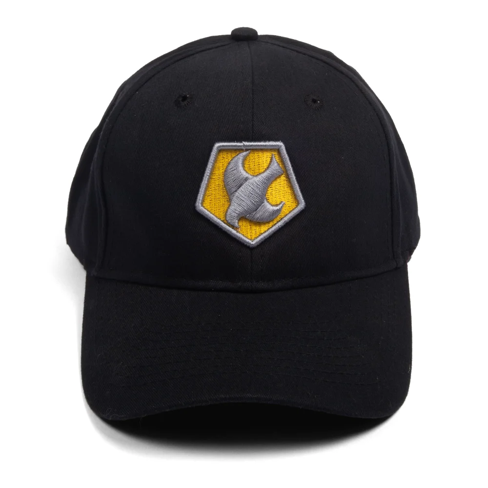 DC Comics Peacemaker Helmet Symbol Embroidered Baseball Cap - Black Bild 1