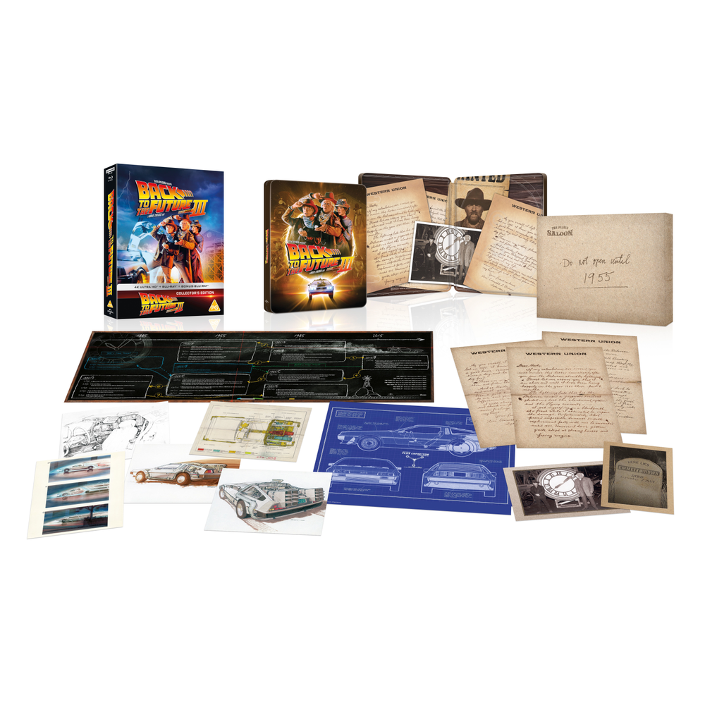 Back to the Future 3 4K Ultra HD & Blu-Ray Steelbook Bild 1