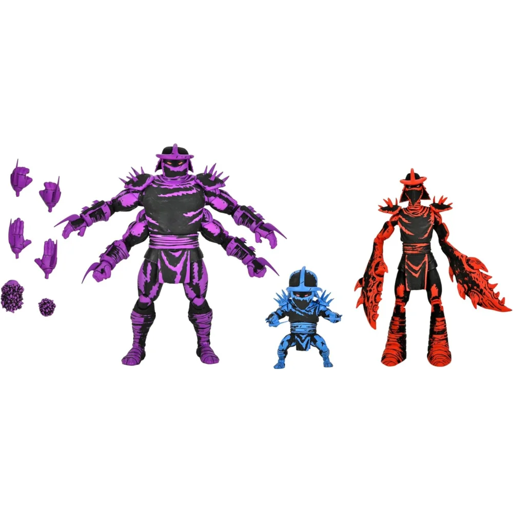 NECA Teenage Mutant Ninja Turtles (Mirage Comics) Action Figures Shredder Clones Box Set (18cm) Bild 1