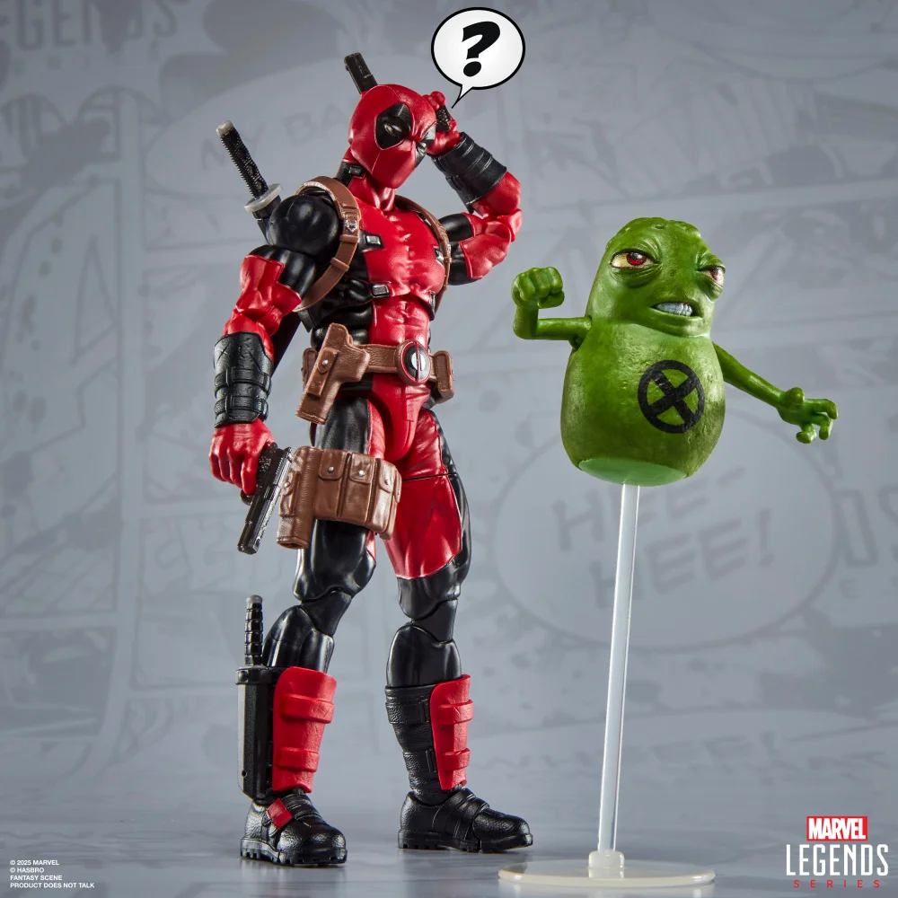Marvel Legends Maximum Series Deadpool, 6" Deadpool Comics Collectible Action Figure with Doop Bild 1
