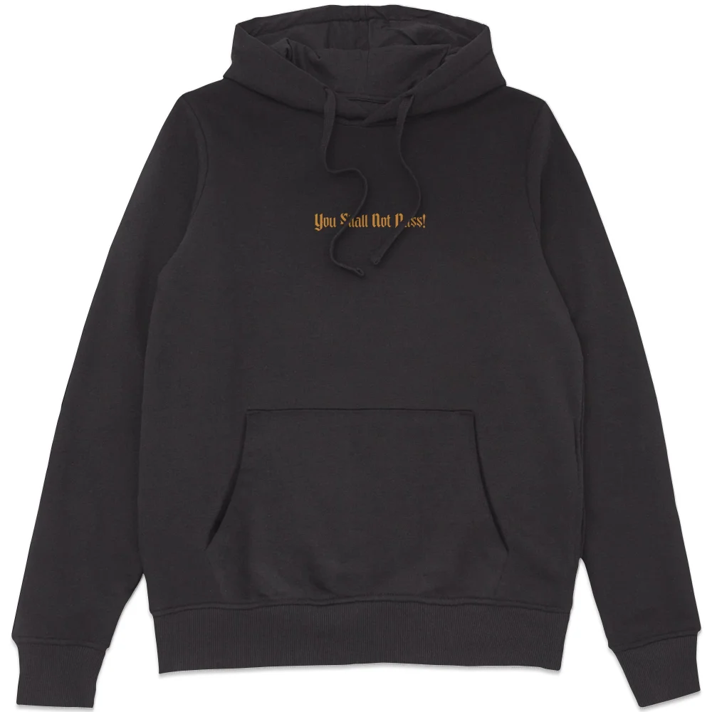 Lord Of The Rings You Shall Not Pass Hoodie - Black - XL Bild 1
