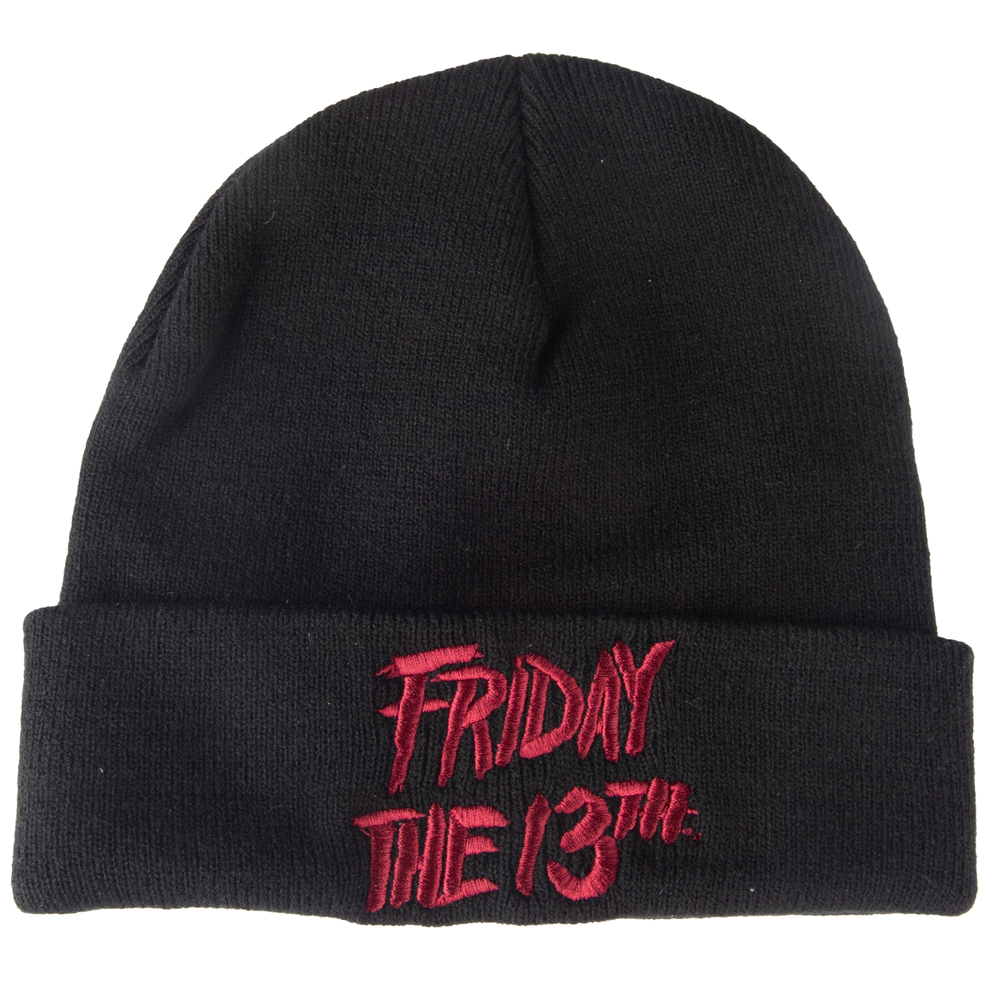 Friday the 13th Classic Logo Beanie - Black Bild 1