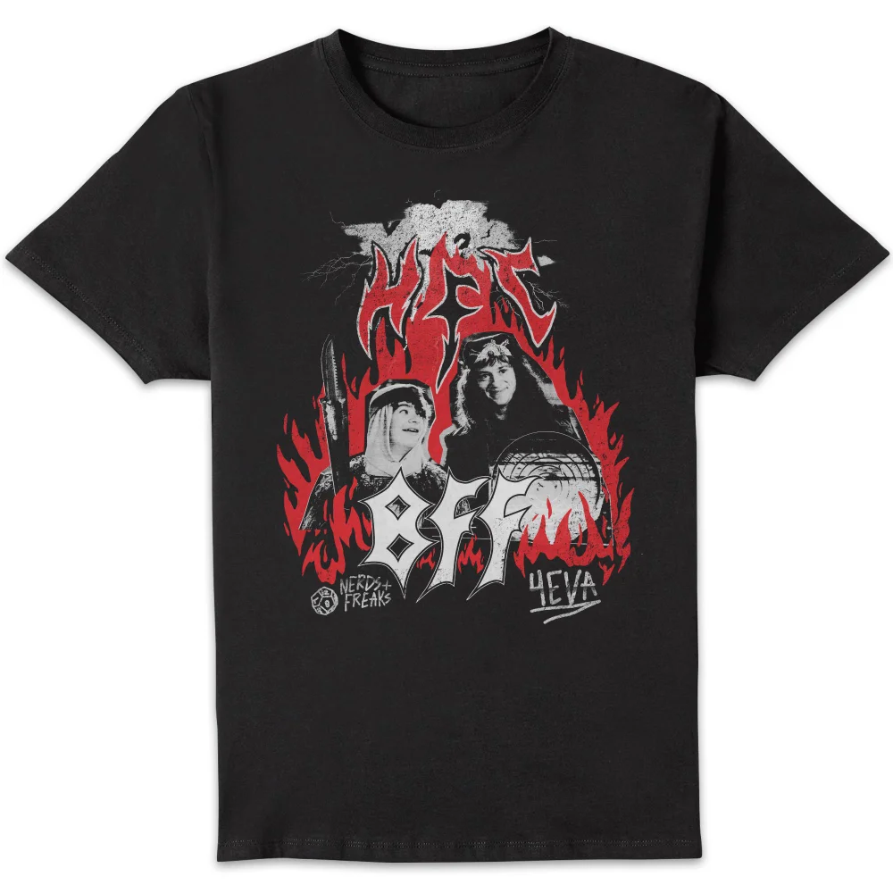 Stranger Things BFFs 4EVA! Unisex T-Shirt - Black - S Bild 1