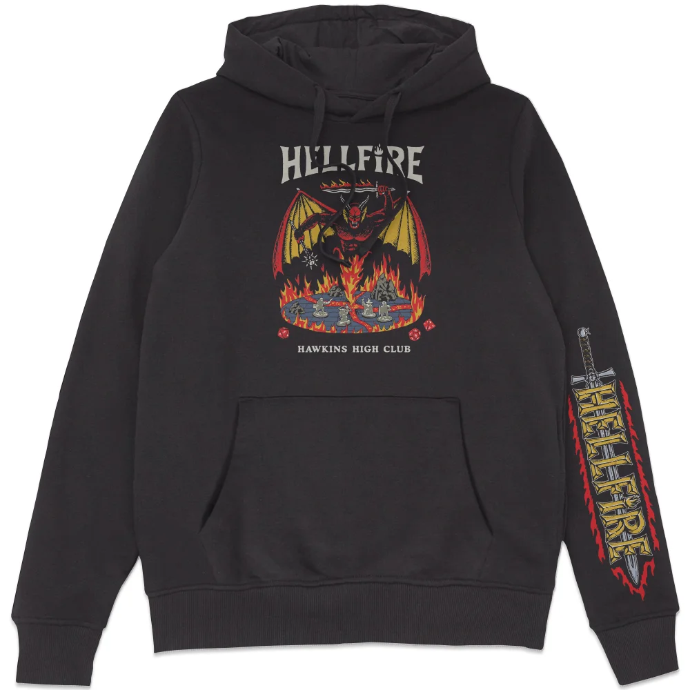 Stranger Things Hellfire Club Hoodie - Black - S Bild 1