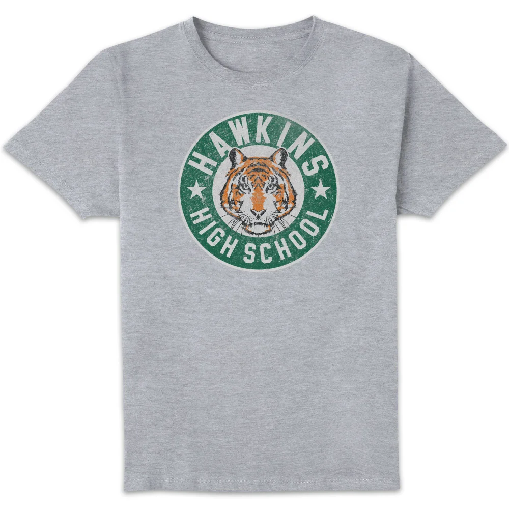 Stranger Things Hawkins High School Tigers Unisex T-Shirt - Grey - S Bild 1