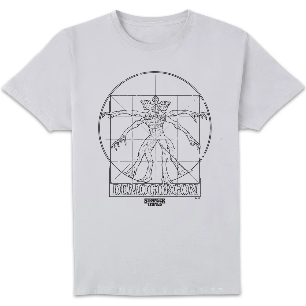 Stranger Things Anatomy Unisex T-Shirt - White - S Bild 1