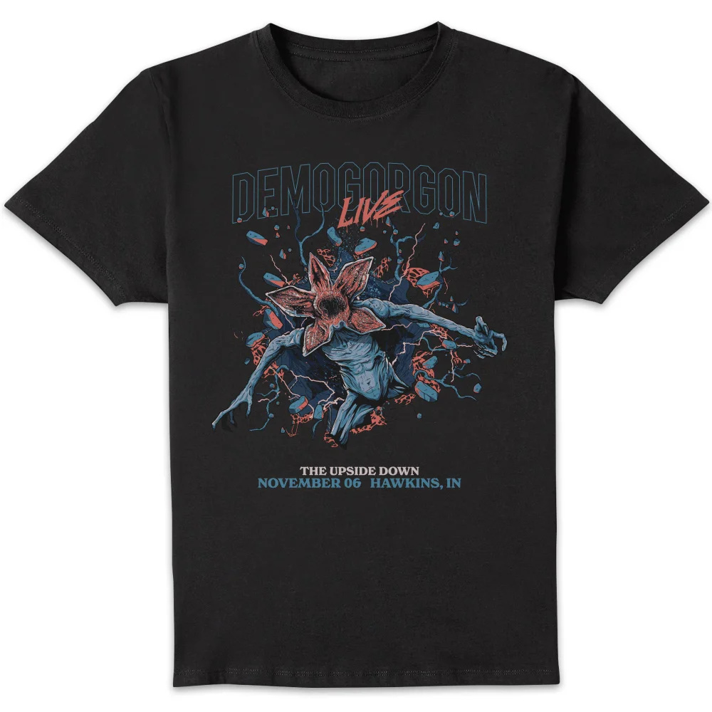 Stranger Things Demogorgon Live Unisex T-Shirt - Black - S Bild 1
